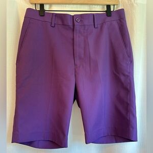 Louis Raphael Purple Golf Shorts, Size 32